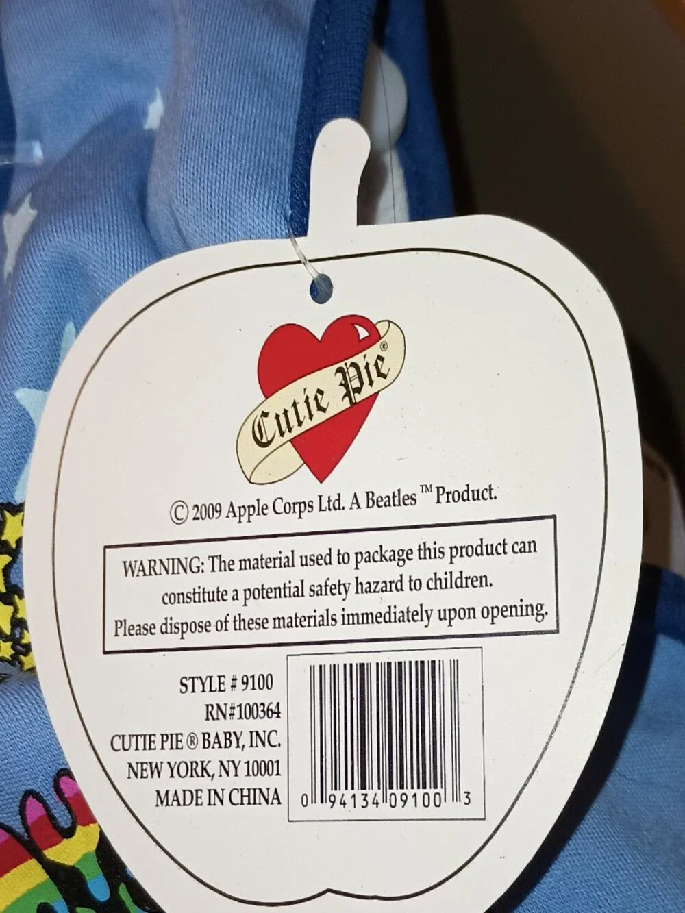 NEW The Beatles Baby Bib - Magical Mystery Tour